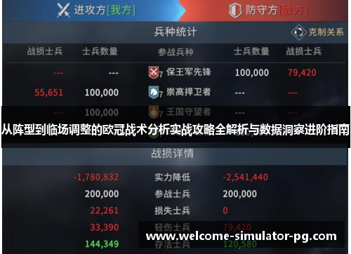 从阵型到临场调整的欧冠战术分析实战攻略全解析与数据洞察进阶指南