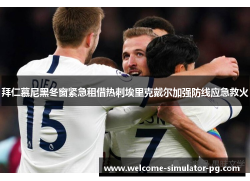 拜仁慕尼黑冬窗紧急租借热刺埃里克戴尔加强防线应急救火 拜仁慕尼黑冬窗紧急租借热刺埃里克戴尔加强防线应急救火